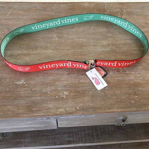 Men’s Vineyard Vines Web D-Ring Belt in size large. NWT - Picture 2 of 7